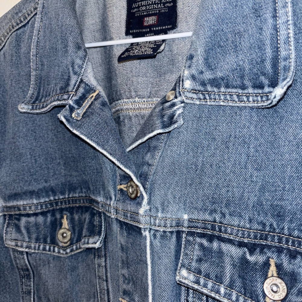 Vintage Faded Glory XL Blue Denim Jacket - Picture 5 of 5